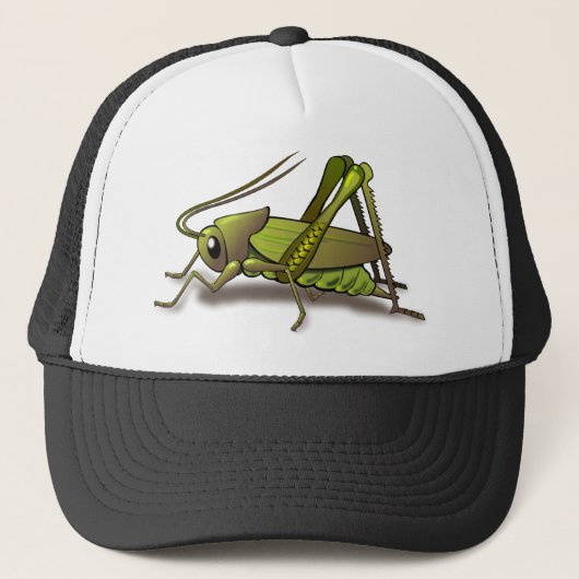 Green Cricket Insect Trucker Pet (Voorkant)