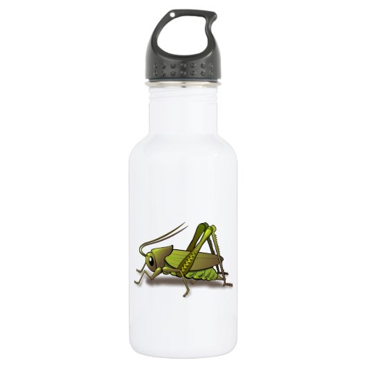 Green Cricket Insect Waterfles (Voorkant)