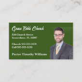 Green Cross Pastor of Deacon Church Visitekaartje (Achterkant)