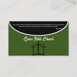 Green Cross Pastor of Deacon Church Visitekaartje