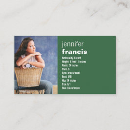 Green Crossing Mini Comp-kaart Visitekaartje