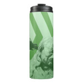 Green Crow Tengu | Japanese Yokai Thermosbeker (Voorkant)