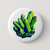 Green Crystal Button (Voorkant)