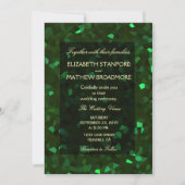 Green Crystal Glitter Kaart (Voorkant)