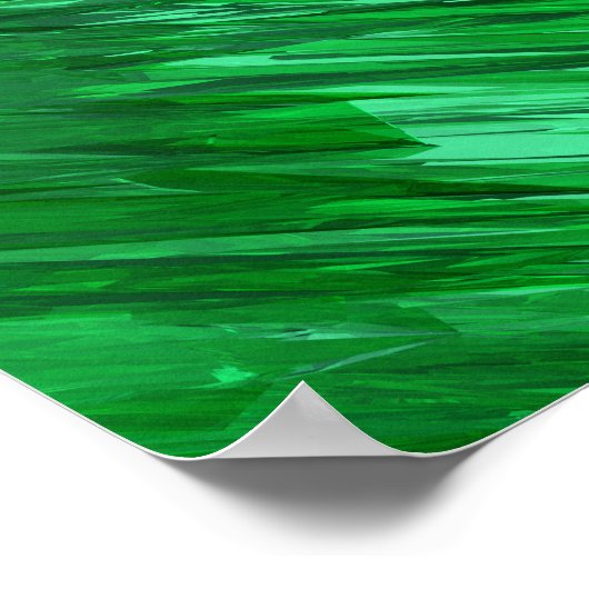 Green Crystals Poster (Hoek)
