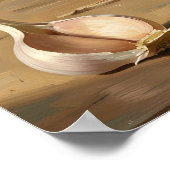 Green Cucumbers, Dill Sprigs and Garlic Cloves Art Poster (Hoek)