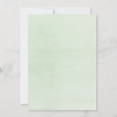 Green Cupcake 30th Birthday Party Kaart (Achterkant)