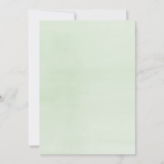 Green Cupcake 30th Birthday Party Kaart (Achterkant)