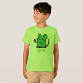 Green Cupcake Mouse for You T-shirt (Voorkant volledig)