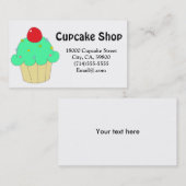 Green Cupcake  Visitekaartje (Voorkant / Achterkant)
