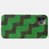 Green curve and clear points on dark background Case-Mate iPhone case (Achterkant (horizontaal))