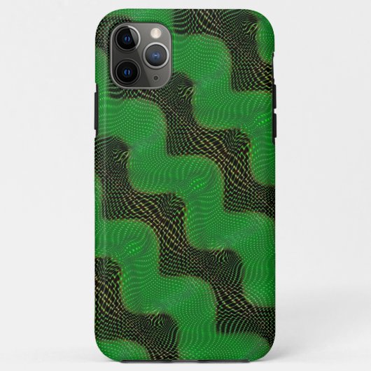 Green curve and clear points on dark background Case-Mate iPhone case (Achterkant)