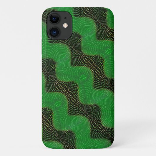 Green curve and clear points on dark background Case-Mate iPhone case (Achterkant)