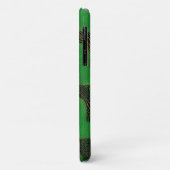 Green curve and clear points on dark background Case-Mate iPhone case (Achterkant/links)