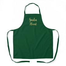 Green Custom Business Apron | Bewerkbaar