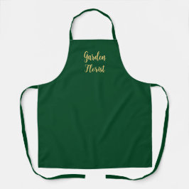 Green Custom Business Apron | Bewerkbaar Schort