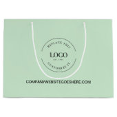 Green Custom Business Company website Uw Logo Groot Cadeauzakje (Voorkant)