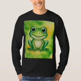 Green cute frog t-shirt