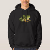 Green cute little toad frog hoodie (Voorkant)