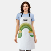 Green cute rainbow party patrick's day  schort (Gedragen)