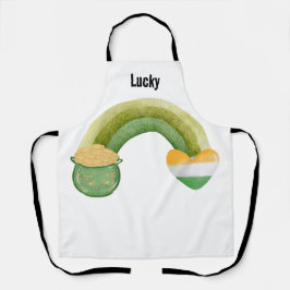 Green cute rainbow party patrick's day  schort