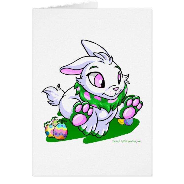 Green Cybunny racing door neggs (Voorkant)