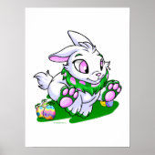 Green Cybunny racing door neggs Poster (Voorkant)