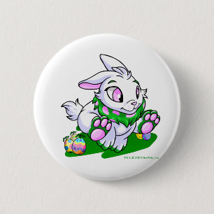 Green Cybunny racing door neggs Ronde Button 5,7 Cm
