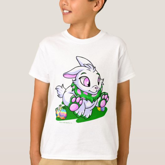 Green Cybunny racing door neggs T-shirt (Voorkant)