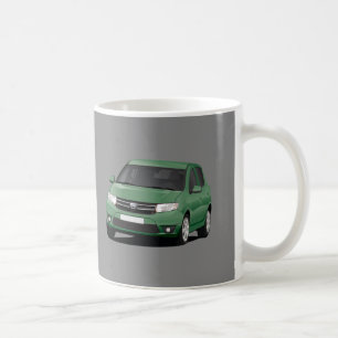 Green Dacia Sandero 2 x afbeelding Koffiemok