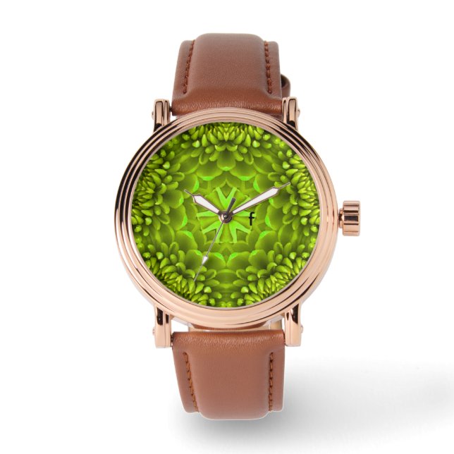 GREEN DAHLIA HORLOGE (Voorkant)