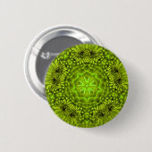 GREEN DAHLIA RONDE BUTTON 5,7 CM (Voorkant /achterkant)