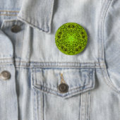 GREEN DAHLIA RONDE BUTTON 5,7 CM (In situ)