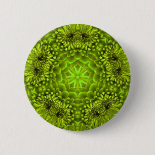GREEN DAHLIA RONDE BUTTON 5,7 CM