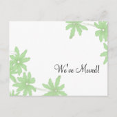 Green Daisies Change of Address Aankondigingskaart (Voorkant)