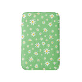 Green Daisy Bath Mat (Voorkant Verticaal)