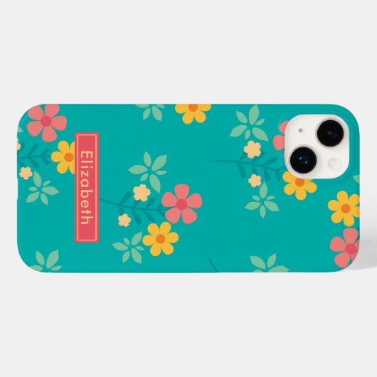 Green Daisy Bouquet Case-Mate iPhone Case (Achterkant (horizontaal))