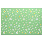 Green Daisy Fabric Stof (Yard (91,4 cm))