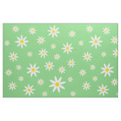 Green Daisy Fabric Stof (Fat Quarter)