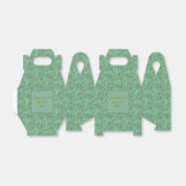 Green Daisy Flowers Natuur Art gepersonaliseerd Bedankdoosjes (Uitgevouwen)