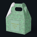 Green Daisy Flowers Natuur Art gepersonaliseerd Bedankdoosjes<br><div class="desc">Zacht en verzachtend bleke groene dagboeken natuur kunstvormgeving door Susan. Personaliseer met jouw tekst. Bezoek Smilin' Eyes Treasures voor meer bloem,  dieren,  en natuur themed cards en geschenken.</div>