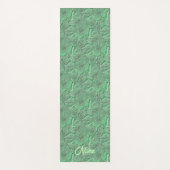 Green Daisy Flowers Natuur Art gepersonaliseerd Yogamat (Voorkant)