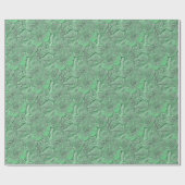 Green Daisy Flowers Natuur Art Pattern Cadeaupapier (Vlak)