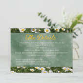 Green Daisy Landscape details kaart (Staand voorkant)