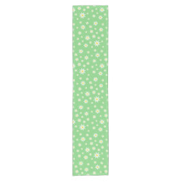 Green Daisy Table Runner Korte Tafelloper