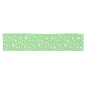 Green Daisy Table Runner Korte Tafelloper (Horizontaal)