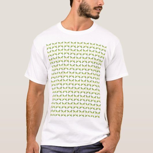 Green Dala Horses T-Shirt (Voorkant)