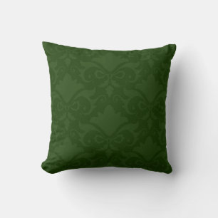 Green Damask Bows omkeerbaar Kussen
