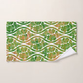 Green Damask Handdoek (Handdoek)