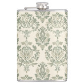 Green Damask Heupfles (Voorkant)